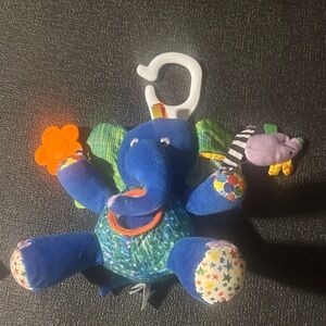 NWOT Eric Carle  Elephant Plush Toy with sensory toys attached